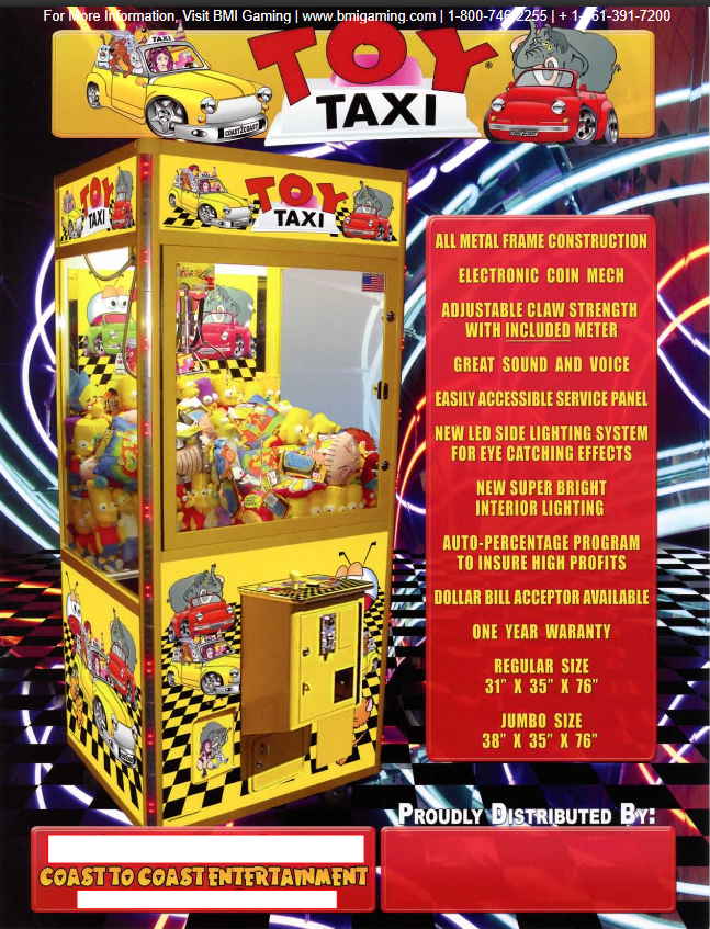 Toy Taxi crane